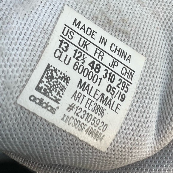 adidas Pro Bounce 2019 White Gold Metallic Basketball Sneakers Mens size 13 - Picture 3 of 11